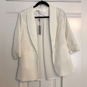 White Blazer Jacket